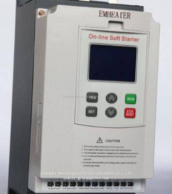 380V 315KW 630A 3 phase online working soft starter for AC motor fan compressor colloid mill water pump no need bypass contactor