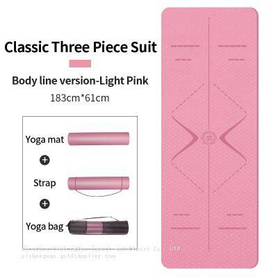 Tpe Material Yoga Mat Thermoplastic Elastomer Yoga Mat Colorful Custom Logo photo-2