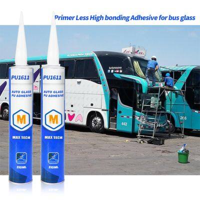 6Mpa Tensile strength High Bonding Bus auto Glass PU Urethane Adhesive Sealant