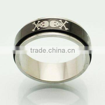 wholesale cheep stainless steel class ring stainless steel biker ring