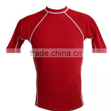 newest customized dry fit compression shirt, mens compression gear rash guard for biking