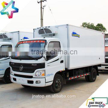 Foton Aumark 4.3m reefer truck body 1.1T - 4.6T refrigerated trucks light duty refrigerator box truck