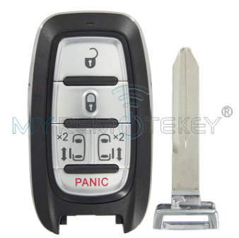 FCC M3N-97395900 Smart key 5 button 433mhz Hitag-AES 4A chip-NCF29A1M for 2017-2021 Chrysler Pacifica Voyager PN 68241531AC