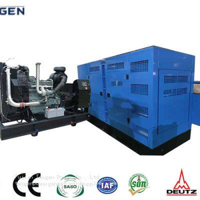 Prime 313kVA Generating Set 250kW Deutz Diesel Generator with Soundproof Canopy