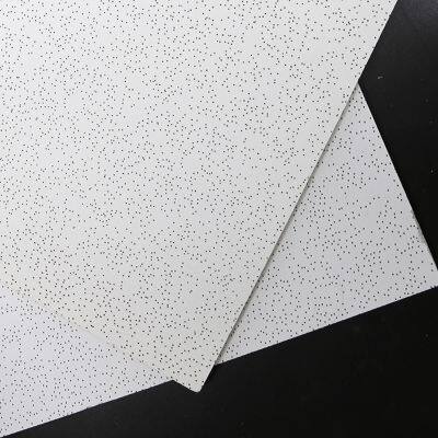 Sound Absorption Tegular Edge Mineral Fiber Ceiling Tile Modern Design For Hotel Application