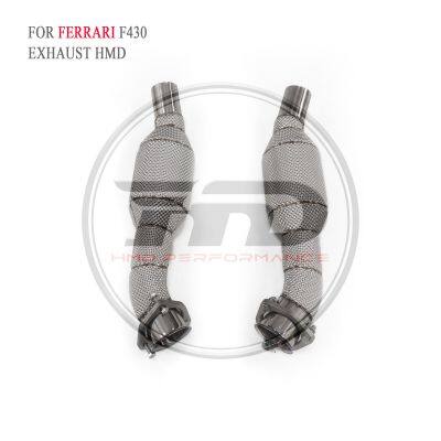 HMD Exhaust Downpipe for Ferrari California/F360/F430/SF90 Car Accessories With Catalytic Converter Without Cat Whatsapp+86 18946955156