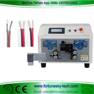 Автоматическая двухпозиционная машина для резки, обесслоивания и разделения проводов