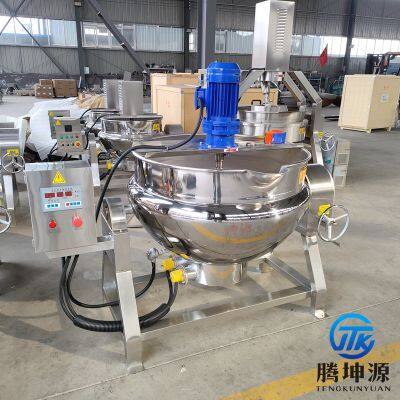 Electrically Heated Agitating Jacketed Kettle – Automatic Temperature Controlled Cookware for Braised Food Processing