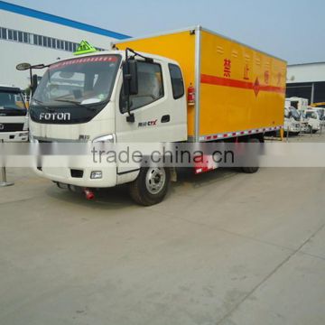 Foton 4x2 fireworks truck,small foton mini truck explosive truck