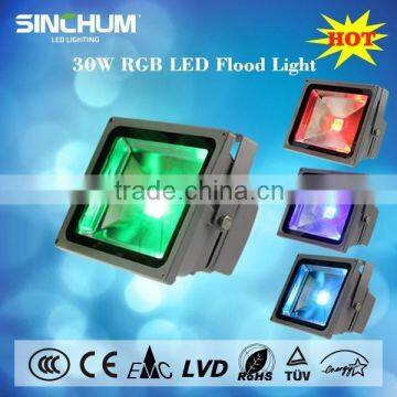 Import chip rgb 30w led flood lightings cob