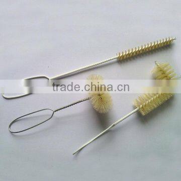 Factory customized test tube brush cleaning pipe tube brush differernt size boiler tube cleaning brushes