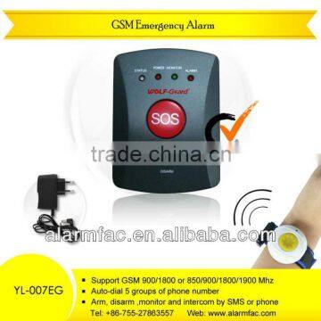 Cheap Elderly Guard GSM medical alarm system with Big SOS button --YL-007EG