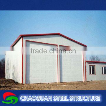 prefabrication steel structure modern cheap prefab garage