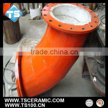 Wear Resistant Alumina Ceramic Lined Bend for Coal Trasnporting