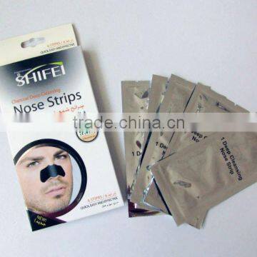 New SHIFEI arabic series Charcoal Men Pore acne/Blackhead Deep Cleaning Nose strips