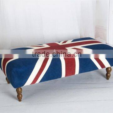 S-1501 2015 New Design Fabric Union Jack Ottoman Quality Choice photo-4