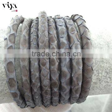 Hot Sale Genuine Python Skin Leather Wholesales, Luxury Snake Skin Leather Cord, High Class Python Leather Cord photo-6