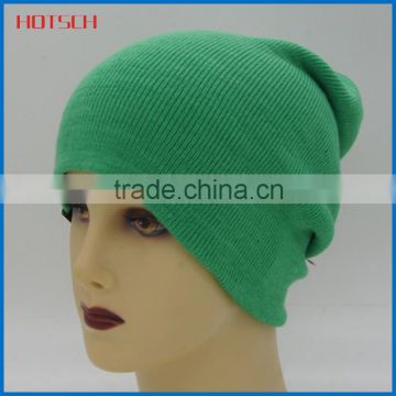 Latest Hot Selling unrolled-up custom cheap beanie hat