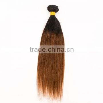 Cheap and high quality 100 human hair extensions 1b 30 human hair extensions two tone ombre colored hair weave bundles