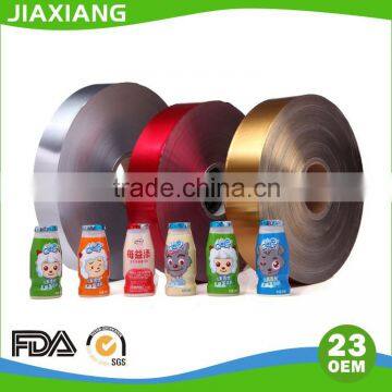 aluminum foil lids for plasttic yogurt cup