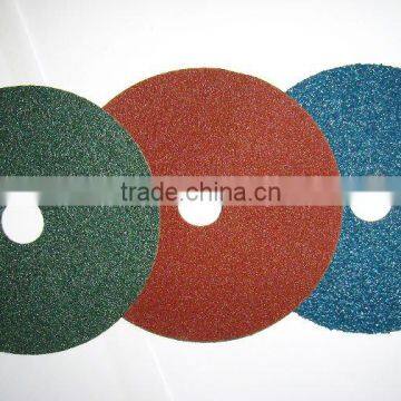 Fiber sanding disc