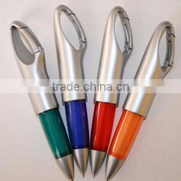 Hot selling amazing design promotional ball pen with keychain