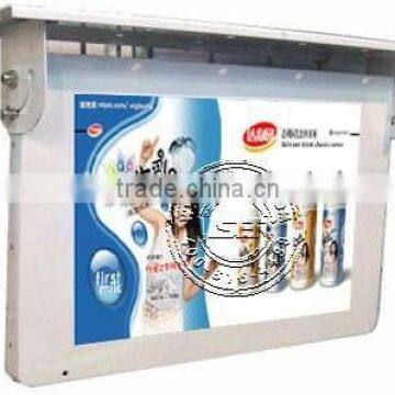 Roof placement bus coach LCD display monitor screen panel