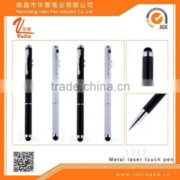 2015 arrivals items metal touch laser pen for promotional ball pen