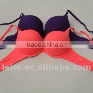 simple&solid color bras for lady girl