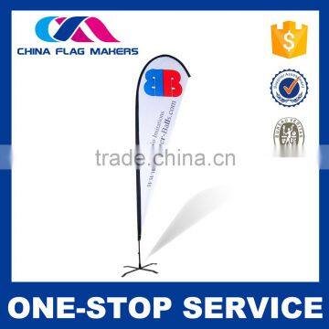 2015 New Style Good Design Customize Teardrop Spoon Flag