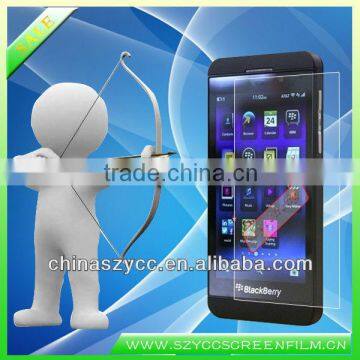 4-6H Hardness Blackberry Stickers Factory Supply New Products 2013 Shock-proof Screen Protector For Blackberry Z10