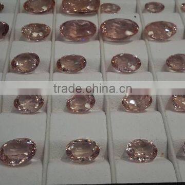 Mixed Shape Peach Colored Morganite Gemstones photo-4