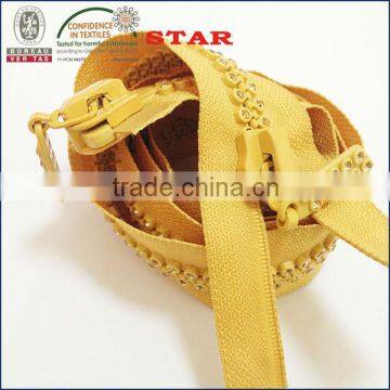 Rhinestone Decorative Zippers