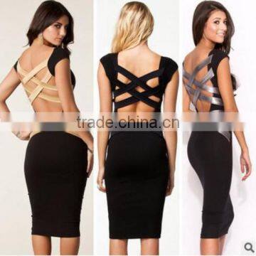 Wholesale Clothing Walson 2016 Latest Women Dresses Sexy Package Hip Dress Euramerican Fashion