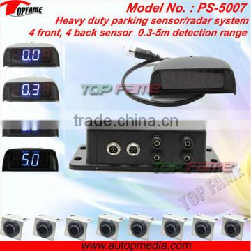 TOPFAME PS-5007 premium parking sensor aid system/radar system with LED monitor,0.4-5m sensor detection