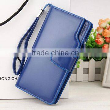 Baellerry Women Many Candy Colors Red Clutch Bifold Purse Wallet photo-2