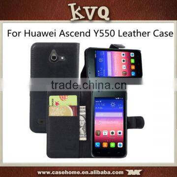 For Huawei Ascend Y550 Wallet Leather Case Flip Cover