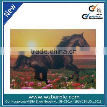 Horse Lenticular room decor 3d card