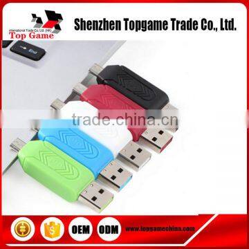 Universal Card Reader Mobile phone PC Card Reader 2.0 USB OTG Card Reader TF/SD Flash Memory Card Reader