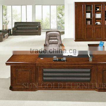 Classic MDF faced venner CEO Desk with painting(SZ-OD511)