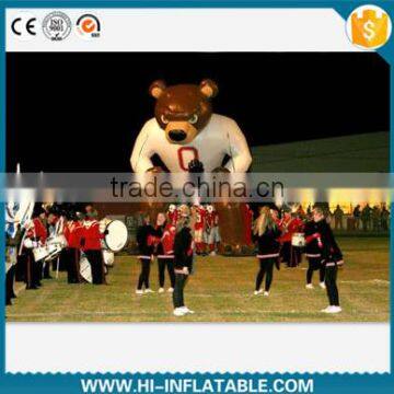 Giant InflatableI bear mascot Tunnel/inflatable sport entrance tunnel /inflatable cartoon baseball,football tunnel