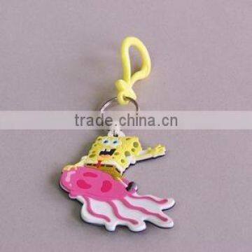 rubber pvc keychain