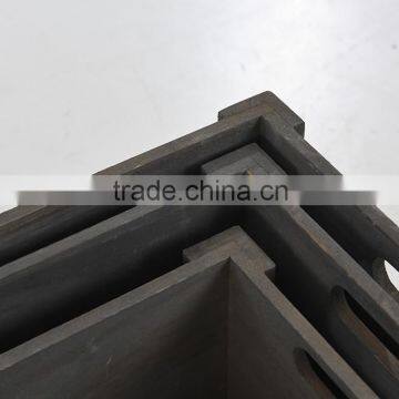 Natural Unfinished Decorative Pine Wooden Mini Crate photo-4