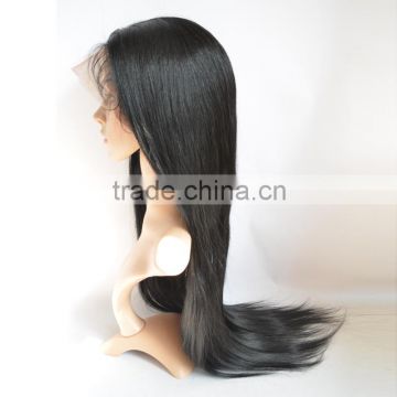 Alibaba Long Remy Straight Full Lace Wig, Cheap Brazilian Human Hair Full Lace Wig