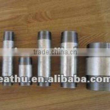 Black and Galvanized Steel Pipe Fittings Nipples