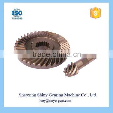 Long Lasting Electric Forklift Spiral Bevel Gear