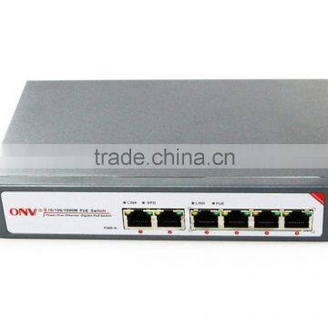 Network Switch Mini 10/100M Ethernet POE Switch 4 Port photo-2