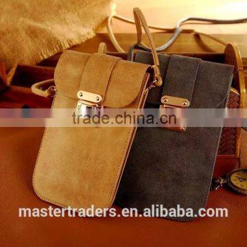 Universal Frosted PU Leather Bag Phone Bags With Metal Buckle For Mobile Phone For Samsung Galaxy S6 Edge MT-3874 photo-2