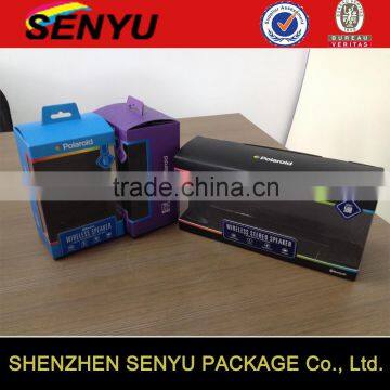 Polaroid WIRELESS SPEAKER Packaging Box With Clear PVC Window, Fancy Custom Speaker Box Packaging photo-3