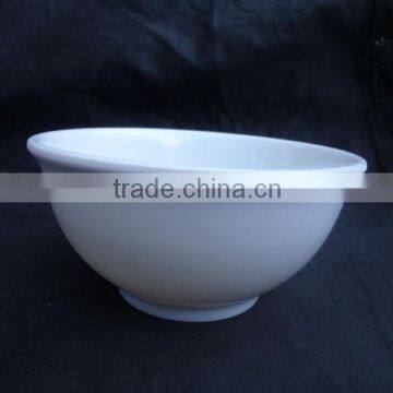 White melamine dinner bowl chinese type